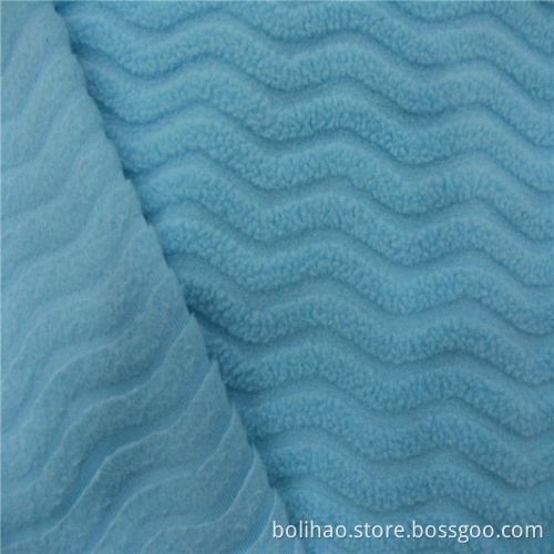 Anti Pilling Polar Fleece Jacquard Fabric